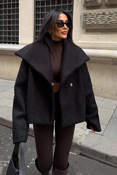 Lijuri Kamyoner Yaka Kaşe Kaban 7082 R10-E-K4