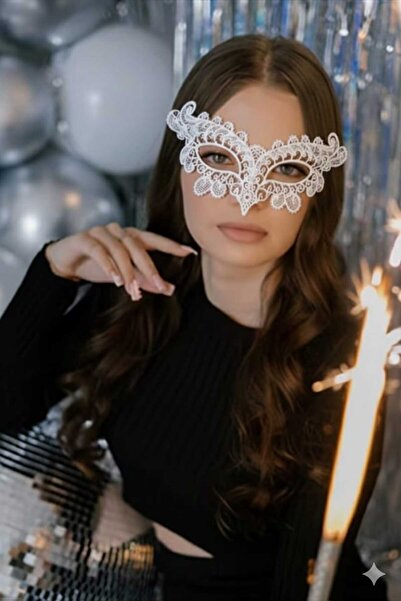 ModaRESSO Dantel Maske Göz Maskesi Cosplay Gotik Kostüm Cadılar Bayramı Model 21
