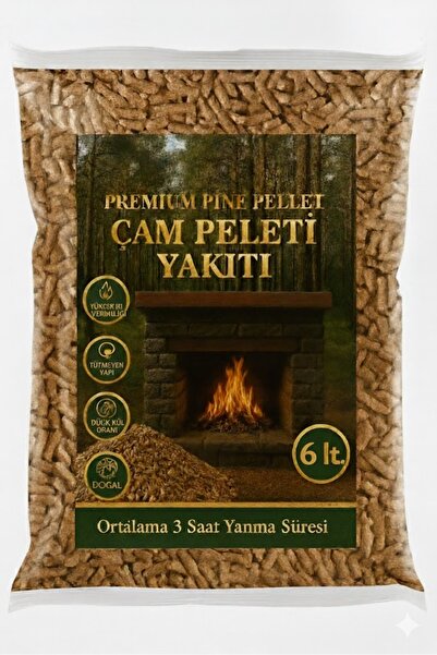 Kamataş Yüksek Isı Değerli A1 Kalite 3KG Dumansız %100 Çam Peleti Yakıtı 3KG