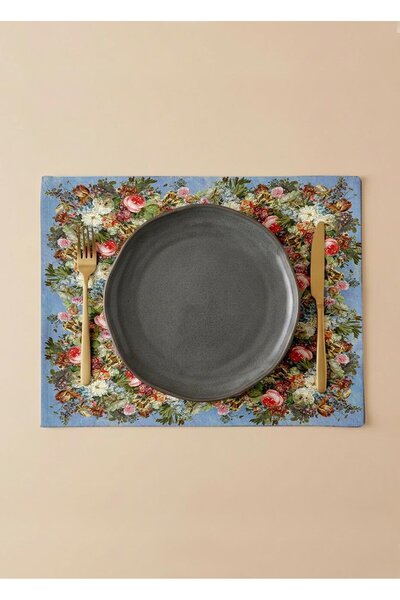 Markaev Renaissance Flowers Cotton 6-Piece American Dinner Set