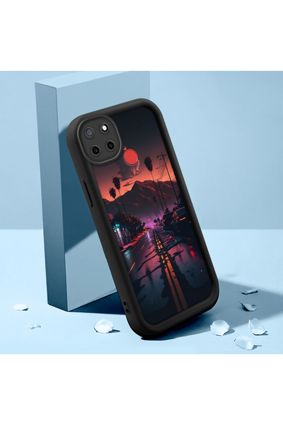 Hontinga حافظة هاتف من السيليكون الناعم المتوافقة مع هاتف Realme C25S مضادة ل...