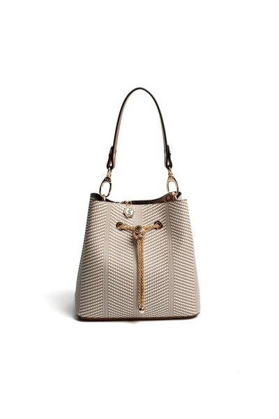 Silver Polo حقيبة كروس نسائية من سيلفر آند بولو SP1266 باللون البيج والبني