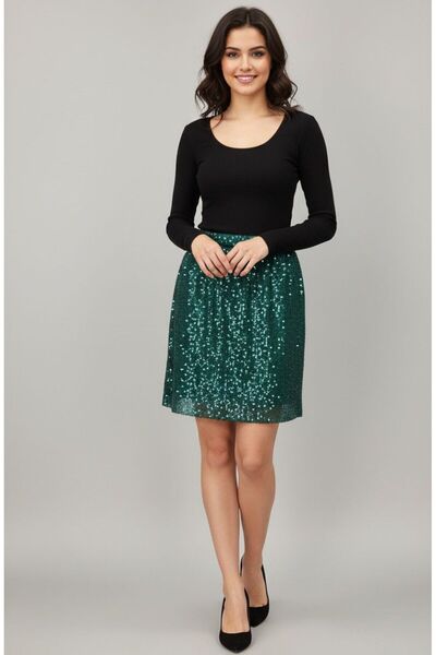 CİXAPLE Sequin Skirt