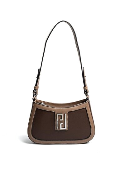 Silver Polo Silver & Polo Sp1132 Women's Crossbody Bag Plain Brown-Mink