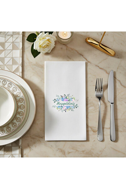 VENORA Hoş Geldiniz Bahçesi Sunum Peçetesi - 12'li