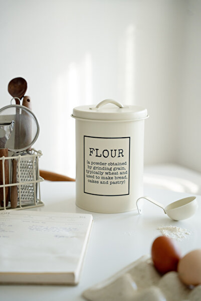 Dekorzdükkan Cream Galvanize Ladle Unluk