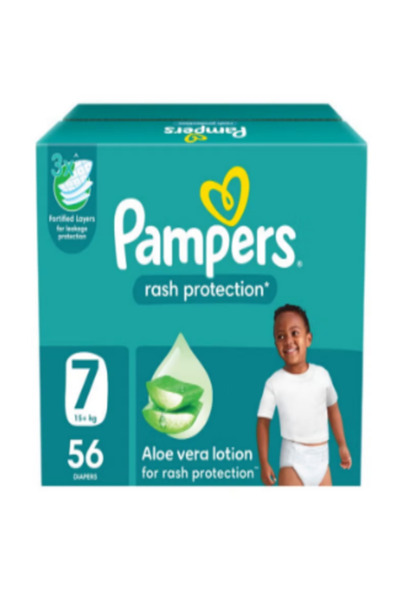 JP بامبرز حفاضات أطفال، علبة حماية من الطفح الجلدي +15 (7) 56 بنسًا