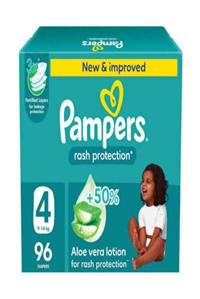 JP حفاضات بامبرز للأطفال، علبة جامبو، حماية من الطفح الجلدي (4) 96 بنسًا