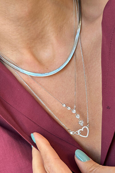 Leo'Stone Premium Series Steel Italian Chain 45 cm Necklace