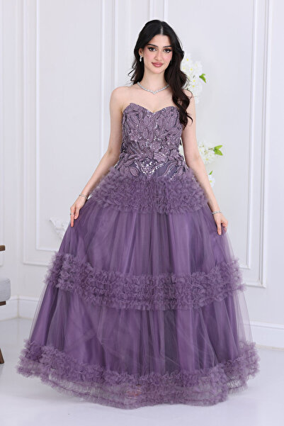 modern designer فستان سهرة كورسيه فخم