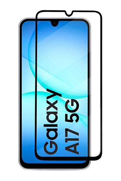 NANOSPACE واقي شاشة سامسونج جالاكسي A17 5G ثلاثي الأبعاد مضاد للكهرباء الساكنة من السيراميك النانوي - أسود