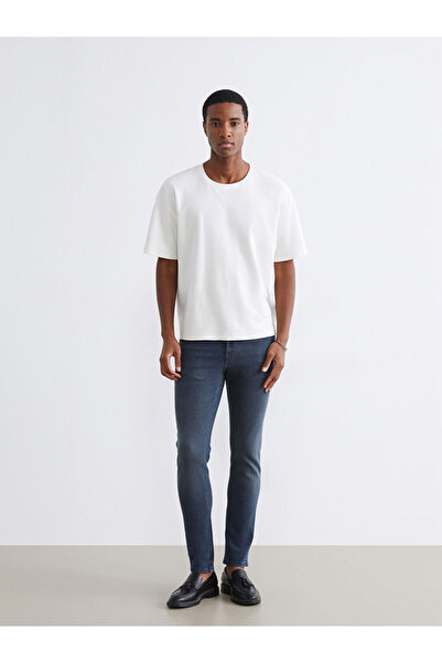 LC Waikiki بنطلون جينز رجالي من إنديجو 750 إس قصة ضيقة