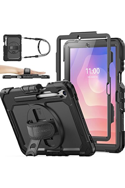 HYX Case for Samsung Galaxy Tab S11 11'' 2025, Full-body Shockproof with Screen Protector, Rotating Hand