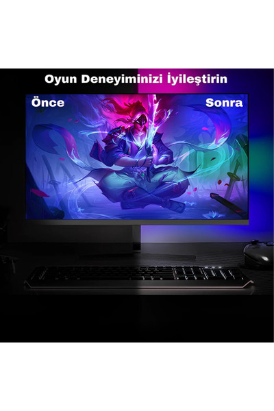neeko Bilgisayar Ambilight Işığı Görüntüye Duyarlı Ambilight LED 27 INC