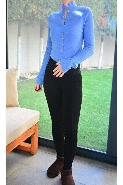 LUNSHI DİK YAKA KAZAK