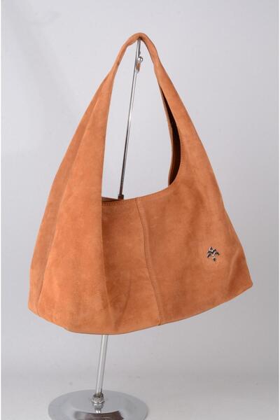 SEÇ KUNDURA Clk Zd359 Women's Shoulder Bag Taba Suede