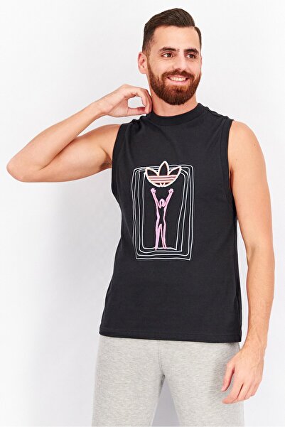 adidas Men Sportwear Fit Sleeveless Training Tank Top, Black