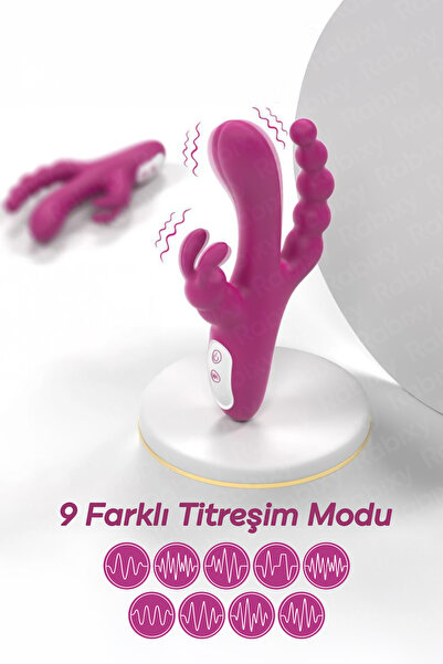 Rabixy 3'ü 1 Arada Rabbit Vibratör