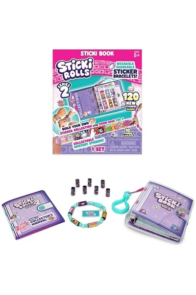 Muhcu Home Children's Accessory Sticker Hobby Book Set