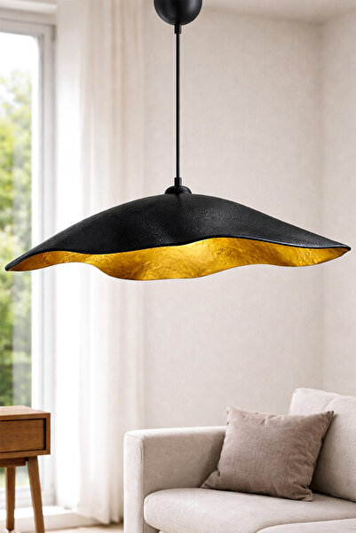 Hmydesign Black Travone Handmade Karbon Beton Avize