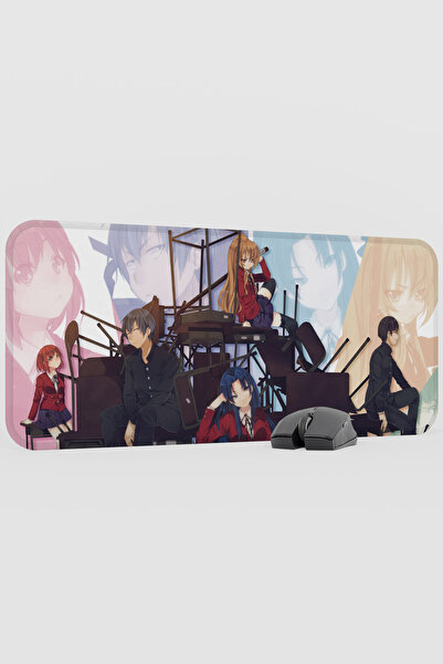 mousepad bastir لوحة ماوس تورادورا أنيمي V3 - مقاس 70×30 سم، قاعدة مطاطية كبي...