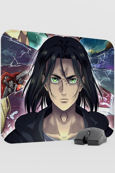 mousepad bastir Attack on Titan Anime V1 - 48X40 XL Gaming Rubber Non-Slip Ba...