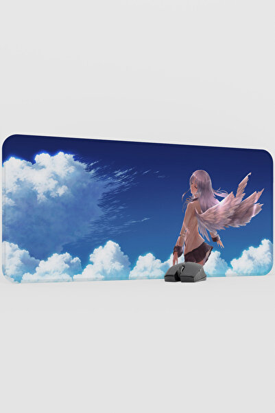 mousepad bastir Angel Beat S Anime V2 - 90X40 XXL Gaming Rubber Non-Slip Base...