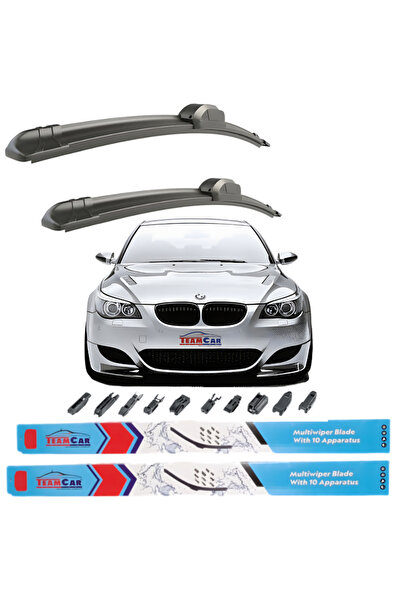TEAMCAR ® Ștergătoare de parbriz BMW Seria 5 E60 (2003–2010) – Set față