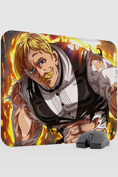 mousepad bastir Nanatsu no Taizai Anime V5 - 48X40 XL لوحة ماوس مطاطية للألعا...