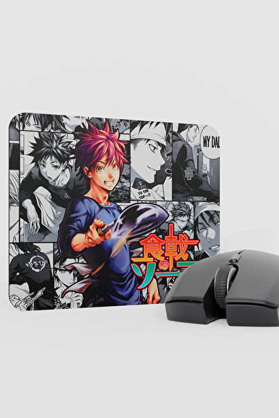 mousepad bastir Food Wars Anime V2 - 22X18 وسادة ماوس مطاطية للألعاب غير قابل...