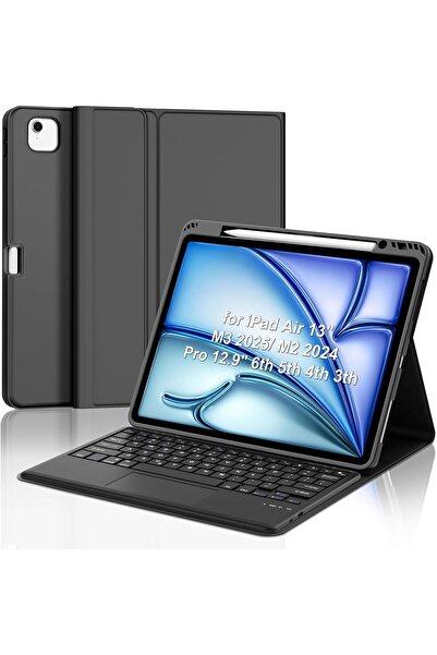 HYX Keyboard Case for iPad Air 13'', with Touchpad Bluetooth Keyboard for Air 13 inch (M2,M3)/ Pro 12.9'