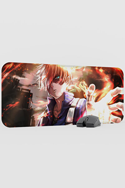 mousepad bastir لوحة ماوس شوتو تودوروكي أنيمي V2 - 70×30 سم كبيرة الحجم للألع...