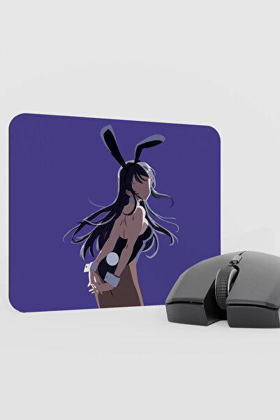mousepad bastir Bunny Girl Senpai Anime V2 - 22X18 Gaming Rubber Non-Slip Base Mouse Pad Mouse Mat