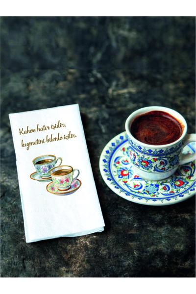 Baskı Adresi Matbaa & Promosyon Kahve için Güzel Sözlü Baskılı Servis Peçetes...