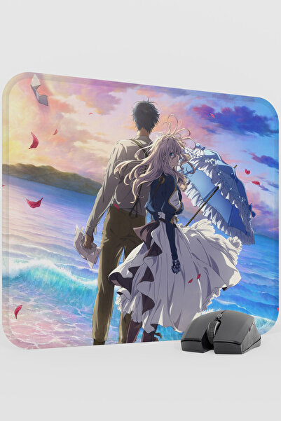 mousepad bastir Violet Evergarden Anime V2 - 48X40 XL Gaming Rubber Non-Slip ...