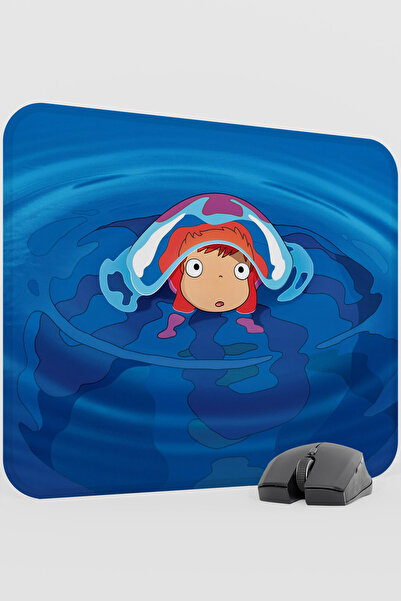 mousepad bastir Ponyo Anime V1 - 48X40 XL Gaming Rubber Non-Slip Base Mouse P...