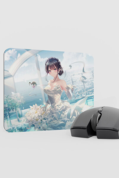 mousepad bastir Bunny Girl Senpai Anime V3 - 22X18 وسادة ماوس مطاطية للألعاب غير قابلة للانزلاق