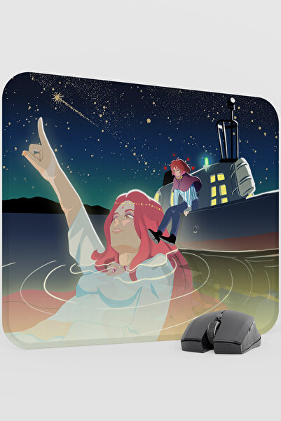 mousepad bastir لوحة ماوس أنيمي بونيو V4 - 48×40 سم كبيرة الحجم للألعاب مع قا...