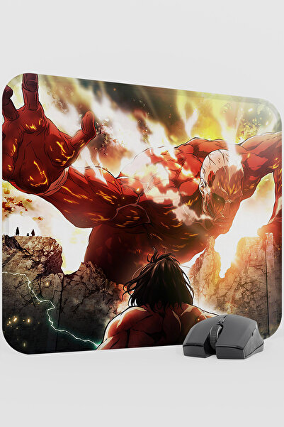 mousepad bastir لوحة ماوس أنيمي هجوم العمالقة الإصدار الخامس - مقاس 48×40 سم،...