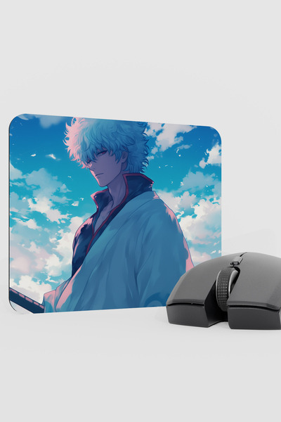 mousepad bastir Gintama Anime V5 - 22X18 وسادة ماوس مطاطية مضادة للانزلاق للأ...