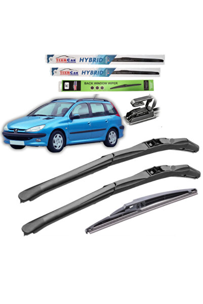 TEAMCAR Ștergătoare de parbriz Peugeot 206 (1998-2012) SW (combi) Set complet...