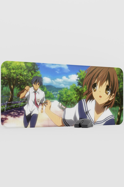 mousepad bastir Clannad After Story Anime V3 - 90x40 XXL Gaming Kauçuk Kaykay...