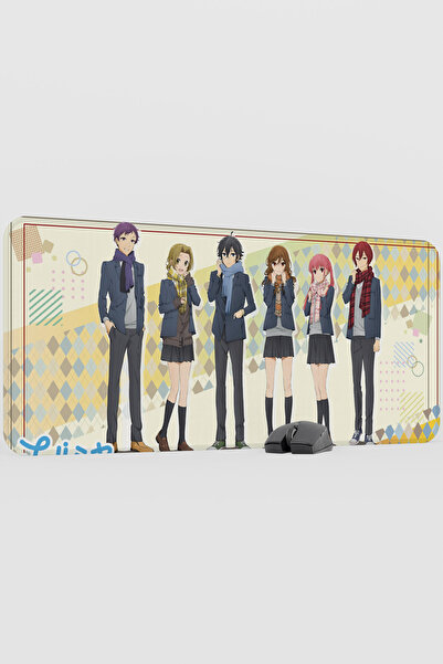 mousepad bastir Horimiya Anime V3 - 90X40 XXL Gaming Rubber Non-Slip Base Mou...