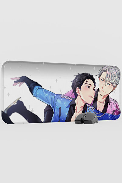 mousepad bastir Yuri on Ice Anime V3 - 70X30 XL Gaming Rubber Non-Slip Base M...