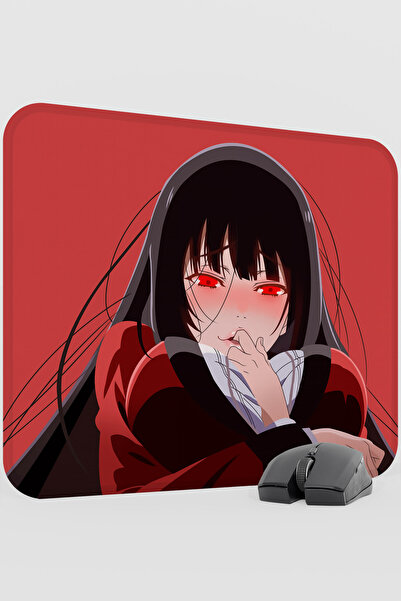 mousepad bastir Kakegurui Anime V5 - 48X40 XL Gaming Kauçuk Kaymaz Taban Mous...