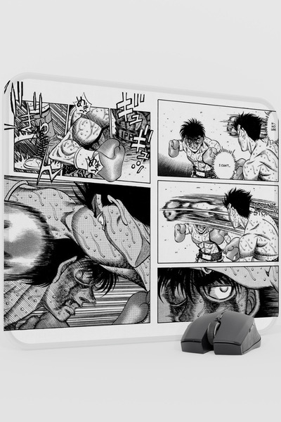 mousepad bastir Hajime No Ippo Anime V5 - 48X40 XL Gaming Rubber Non-Slip Bas...