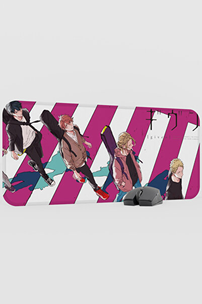 mousepad bastir Given Anime V4 - 70X30 XL Gaming Rubber Non-Slip Base Mouse P...