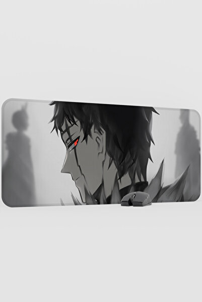 mousepad bastir لوحة ماوس أنيمي بلاك كلوفر V4 - مقاس 90×40 سم، قاعدة مطاطية ك...