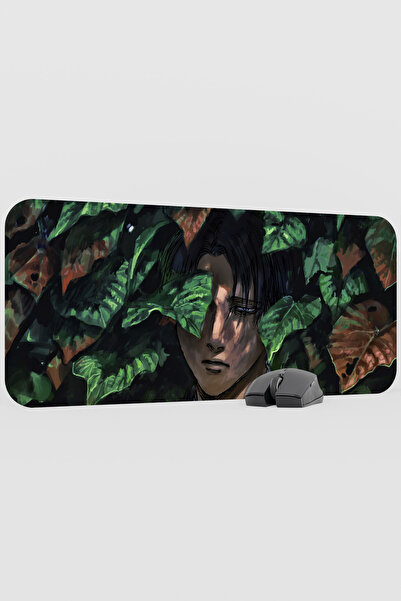 mousepad bastir لوحة ماوس ليڤي أكرمان أنيمي V4 - مقاس 70×30 سم، قاعدة مطاطية ...