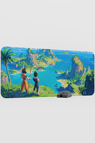 mousepad bastir Dragon Ball Anime V2 - 90X40 XXL Gaming Rubber Non-Slip Base ...